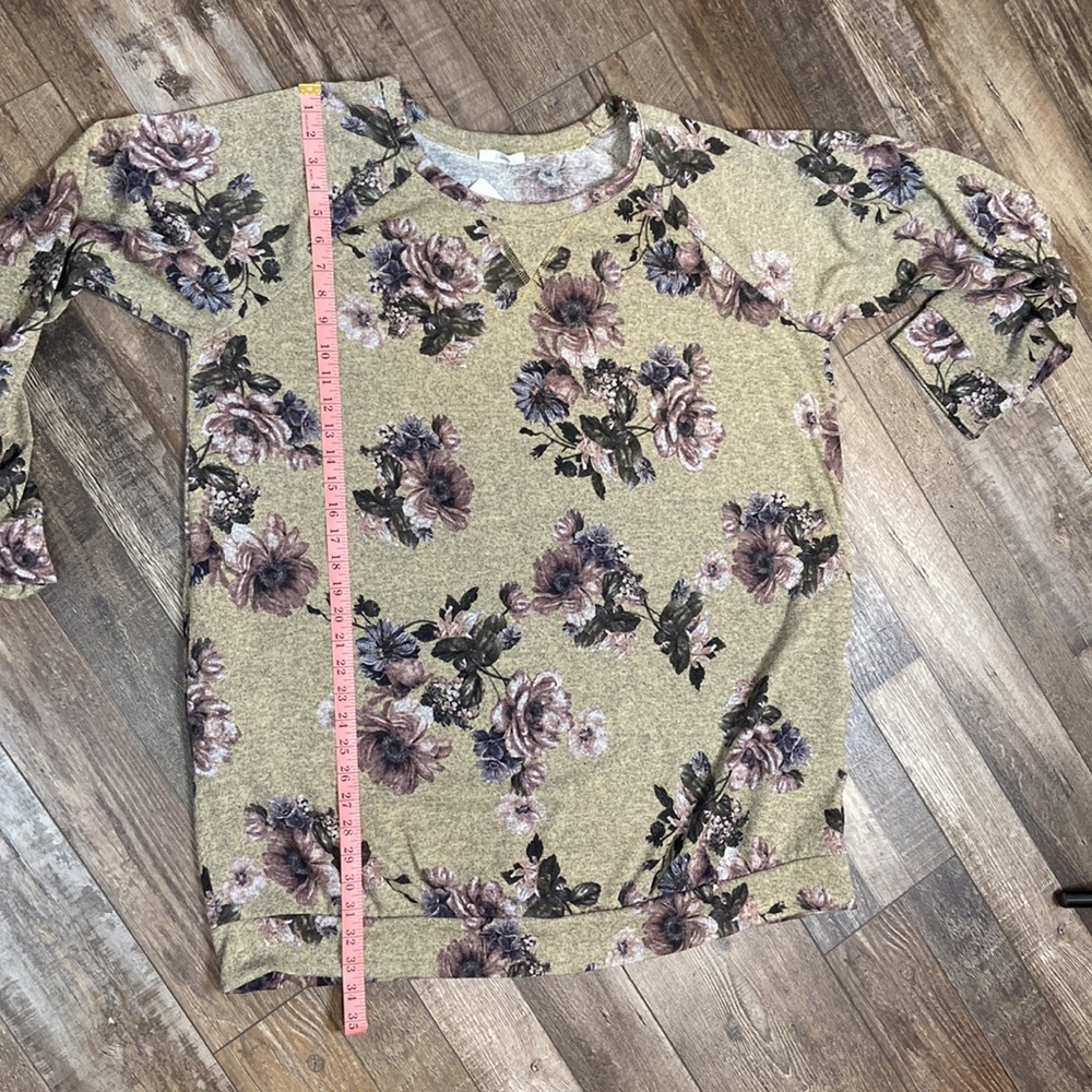 NWT Jodifl April Floral Sweater Tunic- Size 3XL - Picture 11 of 12